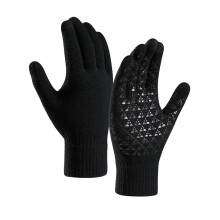 Gants chauds en coton tricoté pour hommes et femmes