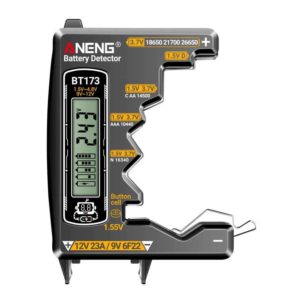 Battery Tester Digital Battery Checker Tester Lcd Display Portable Design For Household Home Use 9087558475581
