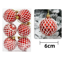 6 PCS 2.36" Shatterproof Christmas Ball Ornaments, Baubles for Tree Decor – Clearance!