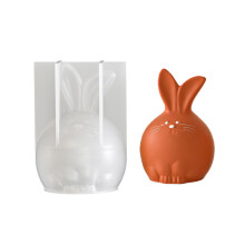 Stampo in silicone riutilizzabile per creare bellissimi coniglietti, stampo per aromaterapia, stampi per decorazioni nuziali fatte a mano