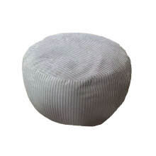 Cord-Pouf - Rundes Bodenkissen im Boho-Stil