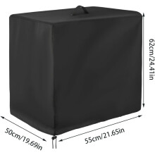 Cubierta universal impermeable para filtro de arena – Protector de bomba de piscina de lona Oxford, resistente a rayos UV, polvo, agua y a la