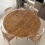 Nappe ronde imperméable élastique en vinyle, housse de table ajustée élastique 1