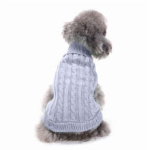 Hondentrui, zachte winteroutfit voor puppy's en honden, grijs