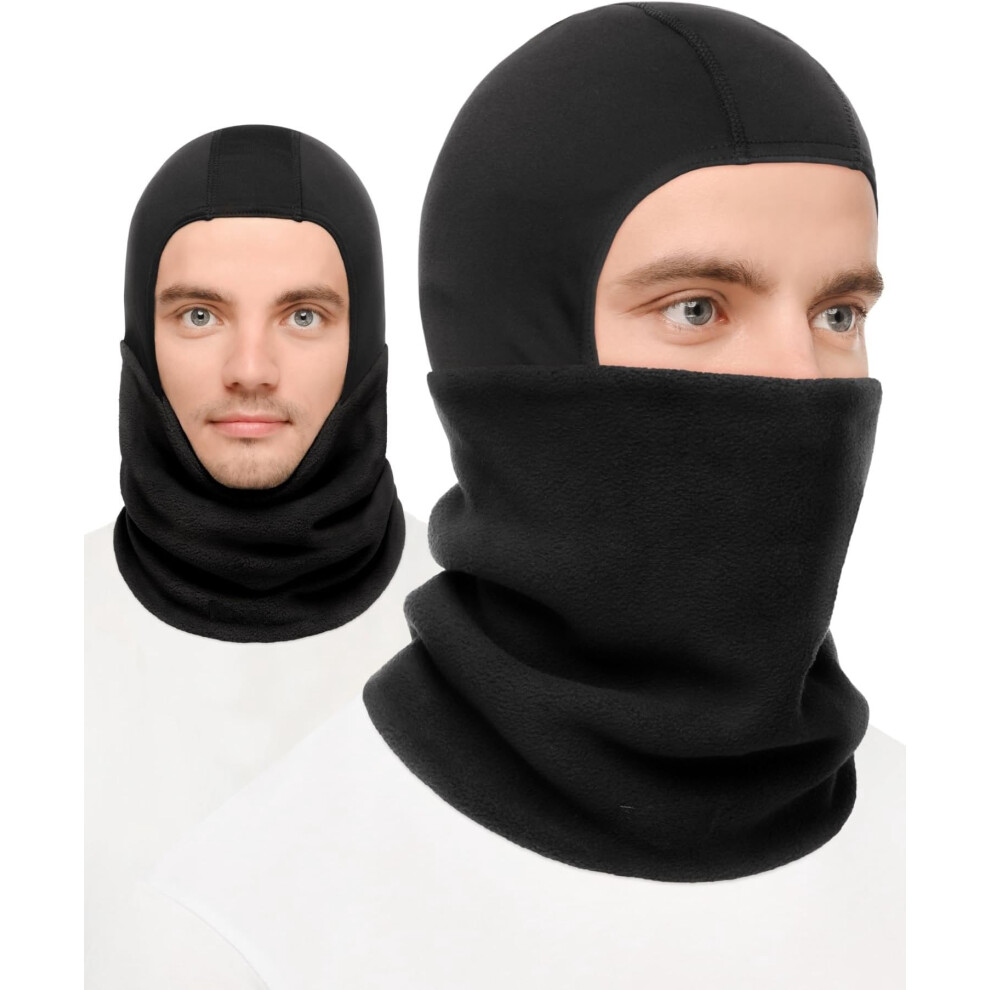 Ski Mask For Men - Balaclava With Fleece Warmer For Cold Weather - Windproof Shiesty Mask For Snowboard 9422877929283