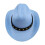 Καπέλο Cowboy για κατοικίδια - Καπέλο Cowboy για σκύλους και γάτες - (Μπλε ρουά, S) 1