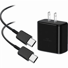 Carregador rápido de 45 W com cabo Tipo C + 3 metros, compatível com Samsung S24 Ultra/S24+/S24/S23/S22/S21 Ultra, Flip/Fold
