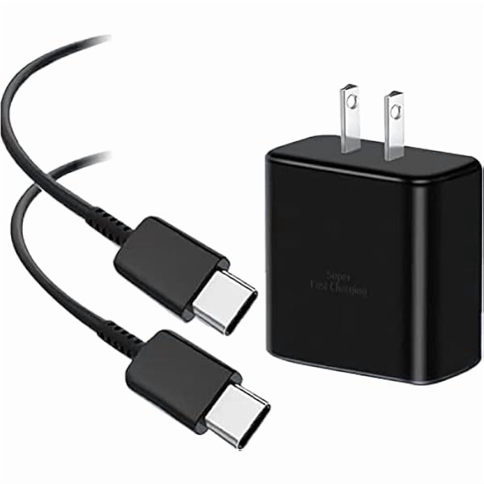 45W Fast Type-C Charger + 10Ft Cable, Compatible With Samsung S24 Ultra/S24+/S24/S23/S22/S21 Ultra, Flip/Fold 9065194289151