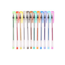 Stück 0,5 mm Leucht-Blitzfarben-Party-Neon-Clip-Gel-Tintenkugelschreiber