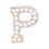 Stickers,Personalized Pearl Letter Patch Alphabet Patch Customized Letters Patch On Patch Glue On Patch Applique DIY Bride 1