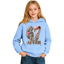 Kapuzenpullover mit Grafikprint und Tasche für Jungen