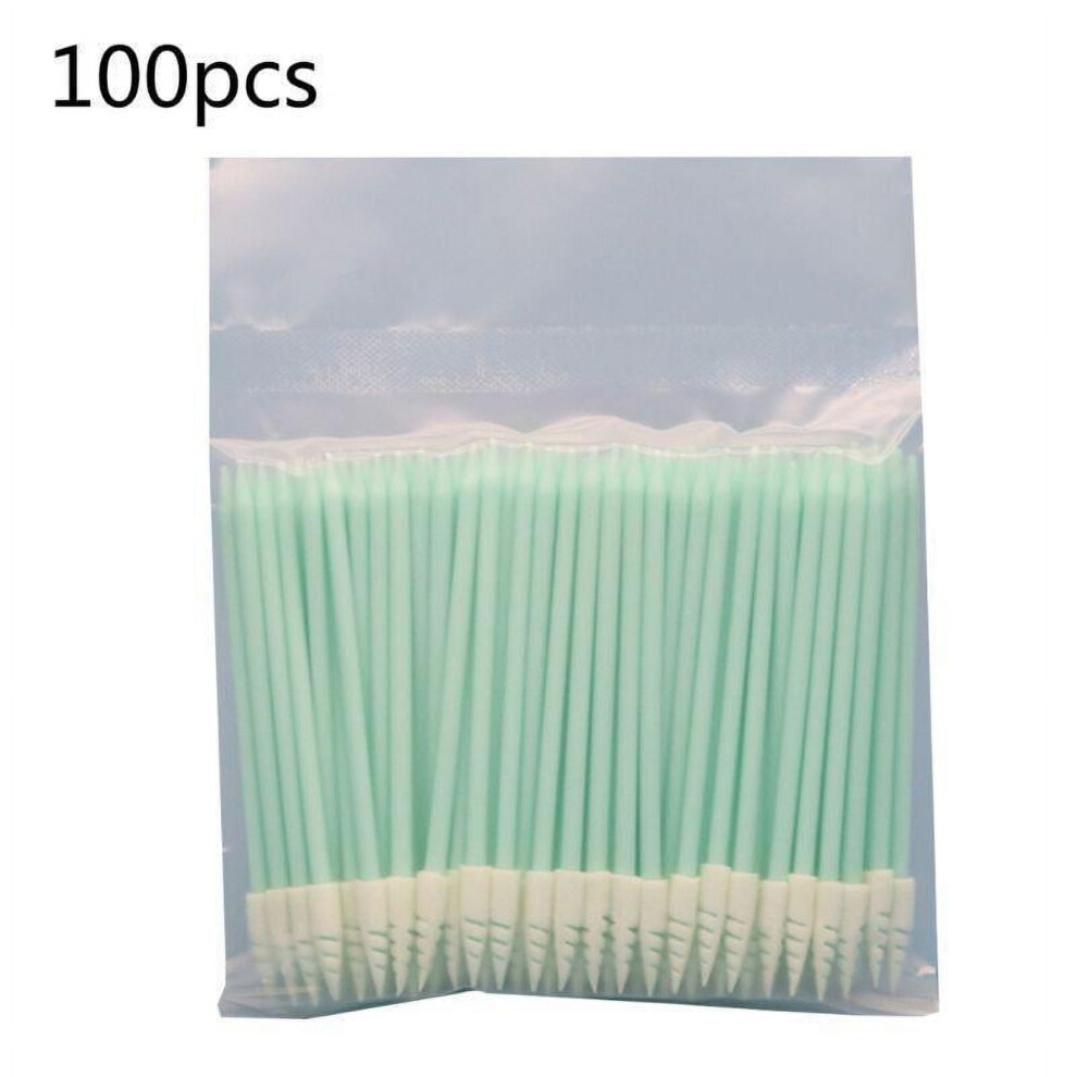 100Pcs Small Pointed Tips Sponge Cleaning Swab Lint Dust Free Sponge Stick 9422877440726