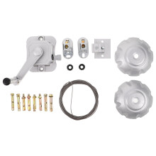 Étendoir à linge rétractable en aluminium pour plafond (1 unité)