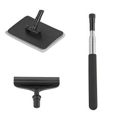 2 PCS Car Rearview Mirror Scraper Water Repellent Wiping Accessory