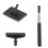 2 PCS Car Rearview Mirror Scraper Water Repellent Wiping Accessory 1
