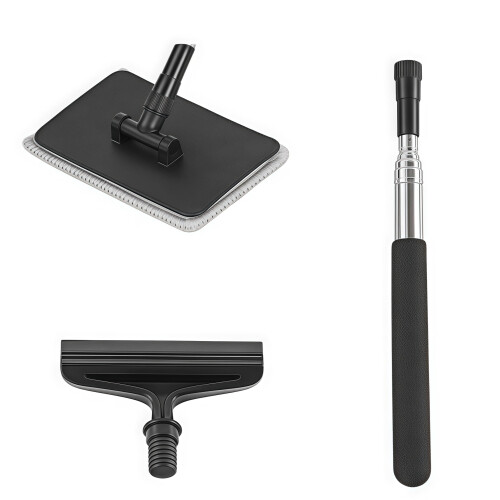 2 PCS Car Rearview Mirror Scraper Water Repellent Wiping Accessory