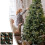 Boules de Noël vert armée 8 cm floquées, 9 pièces 1