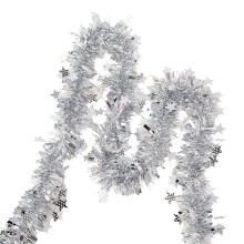 Christmas Tinsel Garland Metallic 6.6FT