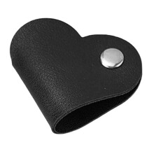 Heart-shaped headphone case with cable organizer, multiple