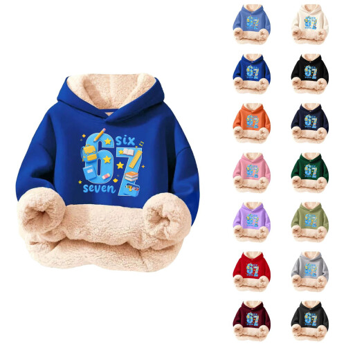 Moletom infantil com capuz e estampa multicolorida (1 peça)