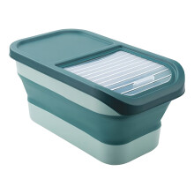 Boîte de rangement pour aliments pour animaux avec couvercle coulissant (1 pièce)