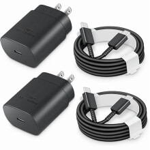 25-W-USB-C-Schnellladegerät mit USB-C-zu-USB-C-Kabel für Galaxy
