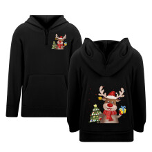 Youth Boys Graphic Hooded Pullover Sweatshirt – Functional Zipper Eyelets And Pocket Detail, Casual Activewear Style, Daily School And Outdoor Wear