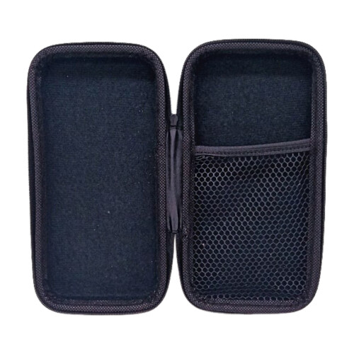 Black 2.5" HDD Protective Storage Case with Zipper – Secure, Portable Organizer for Data Backup & Accessories