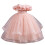 Pink Prinsessekjole til Piger 4-6 År – Off-Shoulder 1