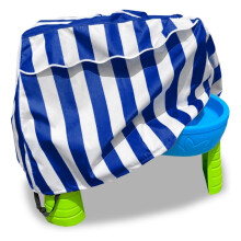 Kids Water Table Cover Fit Rain Showers Splash Pond Water Table,Waterproof Dust Proof Anti-UV Outdoor Toys Cover-Cover(25.6"37",Blue)