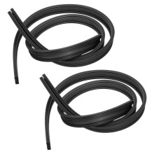 4Pcs Wiper Blade Refill Black Rubber For A Reliable Windshield Cleaning Experience