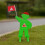 Figurine d'avertissement pour enfants avec drapeau rouge 1