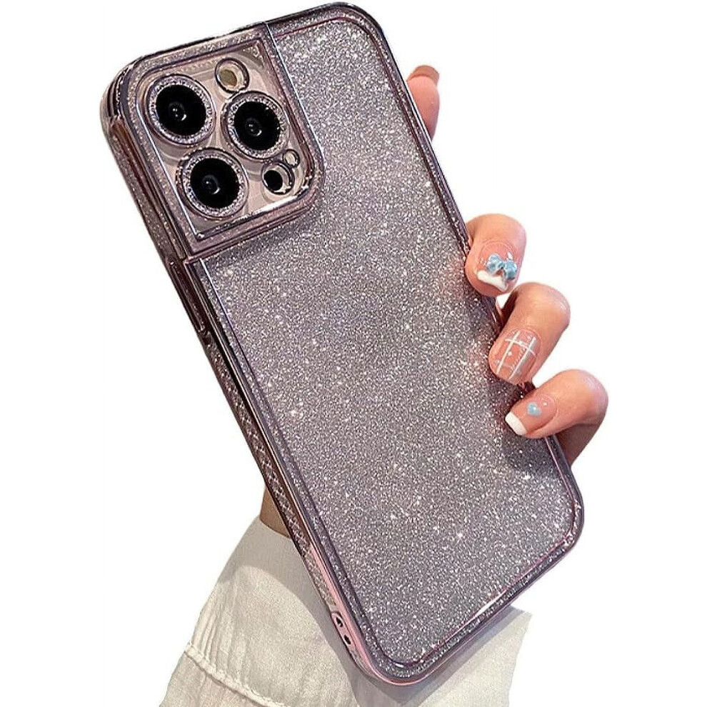 Iphone Case Electroplated Glitter Rhinestone Iphone 11 Pink 9178400813177