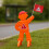 Figurine d'avertissement pour enfants avec drapeau rouge 1