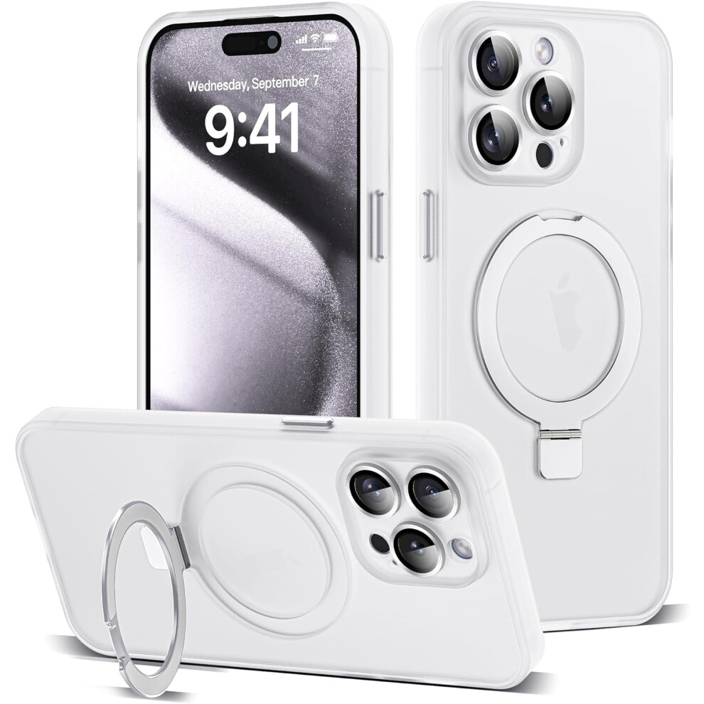 Iphone 15 Pro Case With Magnetic Ring Stand And Magsafe 9178400810039