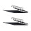 Non-Slip Metal Trouser Hangers, Space-Saving Set 1