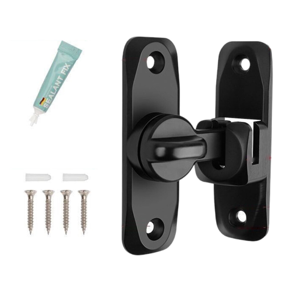 Antitheft Barn Door Lock 90/180 Degree Sliding Door Latches Zincs Alloy Flipping Safety Door Lock Protect Privacy Locks 9085618404700