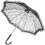 1Pc Vintage Black Lace Parasol Bridal Stage Performance Accessory 2