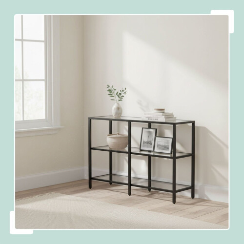 Konsolentisch mit 3 Glasablagen - Modernes Design