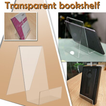 Soporte de exhibición ajustable de acrílico transparente: compatible con libros, álbumes de fotos y mercancía para tiendas y decoración del