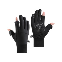 Saker Premium Thermohandskar för män: Vattentäta, vindtäta, termisk fleece, halkfri handflata, pekskärmskompatibel – för snowboard,