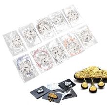 10 Packs Metallic Embroidery Thread, Multi-Color, 1mm Glossy Floss Kit