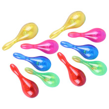 Maracas en plastique à LED aux couleurs changeantes et éclatantes - 6 motifs lumineux dynamiques - Parfaites pour les événements DJ et les