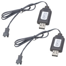 USB-laturikaapeli 7,4 V:n LiPo-akun latausjohto SM3P4P XH3P-liitin RC-autodroonille ja -quadcopterille