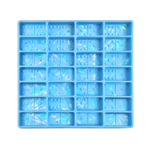 Matrițe din rășină epoxidică Domino DIY - lumini și umbre, matrițe din silicon Domino - jocuri, pentru ornamente, artă și meșteșuguri din