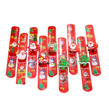 9 Pcs Glowing Pants Circle Snap Bracelets For Kids Christmas Slap