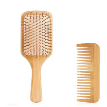 Hair Brush Hygienic Easy-To-Clean Bamboo Hair Brush Natural Multifunctional Wooden Hair Brush
