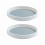 2PCS Rotating Spice Organizer Rack Round Multi-Function Storage Tray 1