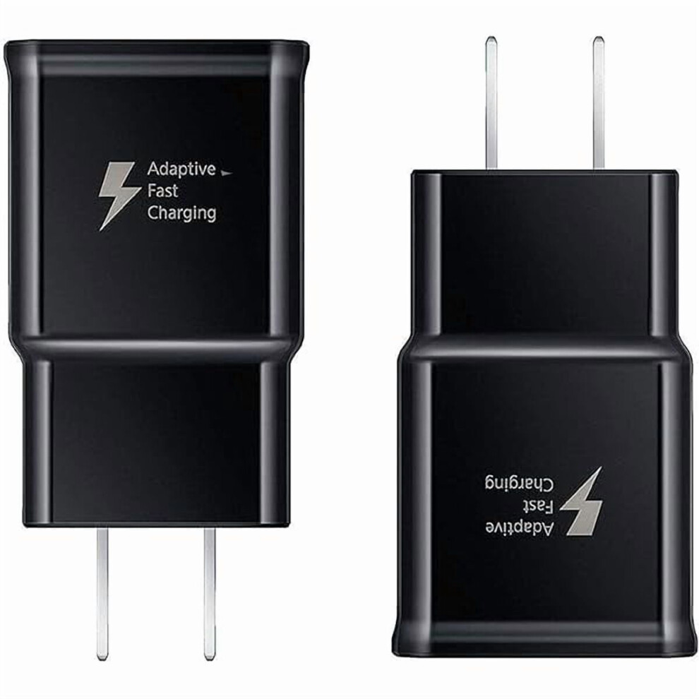 2-Pack Fast Wall Charger Compatible With Samsung Galaxy S10/S10+/S9/S9+/S8/S8+/Note 8/9 & Other Devices 9422877934461