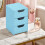 Stackable Plastic Drawer Organizer for Desktop, Bedroom, Kitchen, Under Sink, Pantry, Bathroom, Dorm – 1pc 1